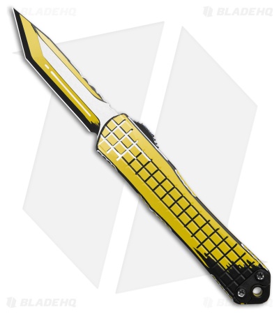 Heretic Knives Manticore S Grenade Grip Cel Shade Yellow (2.7" Two-Tone)