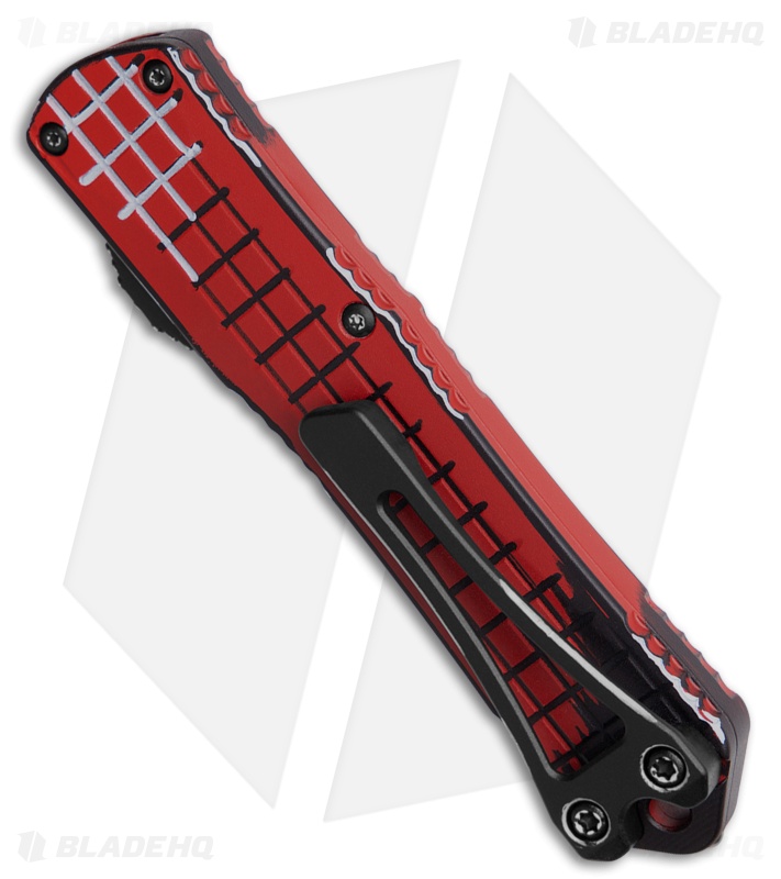 Heretic Knives Manticore S Recurve OTF Knife Red Cel Shade (2.6" Two-Tone)