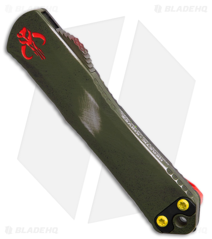 Heretic Knives Manticore-S Tanto OTF Automatic Knife Bounty Hunter (2.63")