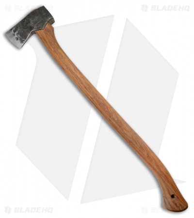 Hoffman Blacksmithing 32" American Felling Axe w/ Dark Stain Hickory Handle  