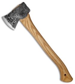 Hoffman Blacksmithing 19" Wasatch Axe Polished Top/Bottom - Natural Finish