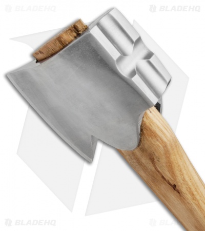 Hoffman Blacksmithing 19" Wasatch Axe w/ Ash Wood Handle - Full Polish