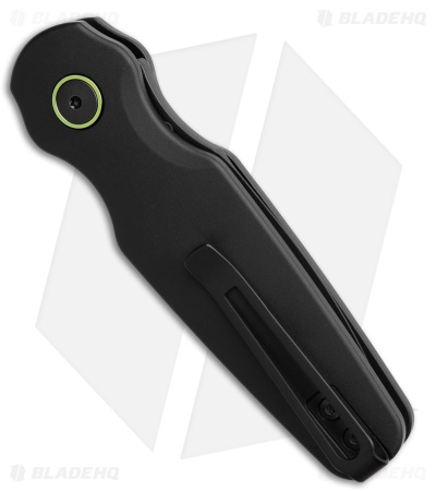 Hogue Ballista II Automatic Knife Black Aluminum + Green Ultem (2.6" Black)