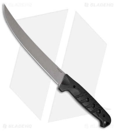 Hogue Knives Bone Flex Fixed Blade Boning Knife Black Richlite (7.1" Tumbled)