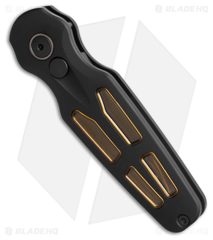 Hogue Ballista II Automatic Knife Black Aluminum + Ultem (2.6" Black MagnaCut)