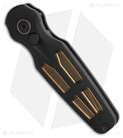Hogue Ballista II Automatic Knife Black Aluminum + Ultem (2.6" Black MagnaCut)