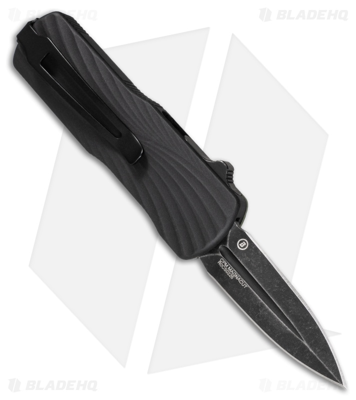 Hogue Knives Micro Counterstrike OTF Knife Al/OD Green Polymer (1.95" Black SW)