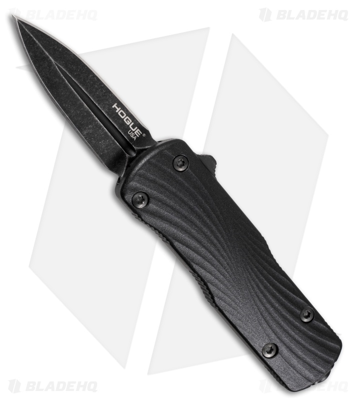 Hogue Knives Micro Counterstrike OTF Knife Black Al/Polymer (1.95" Black SW) 