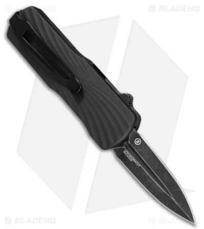Hogue Knives Micro Counterstrike OTF Knife Black Al/Polymer (1.95" Black SW) 