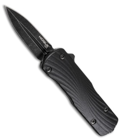 Hogue Knives Micro Counterstrike OTF Knife Black Al/Polymer (1.95" Black SW)