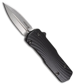 Hogue Knives Micro Counterstrike OTF Knife Black Al/Polymer (1.95" Tumbled)