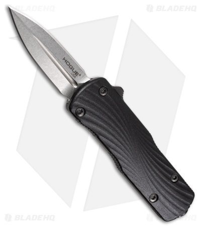 Hogue Knives Micro Counterstrike OTF Knife Black Al/Polymer (1.95" Tumbled) 