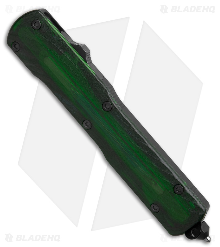 Hogue Knives Counterstrike OTF Auto Knife Black Al/Green Ultem (3.5" Tumbled)