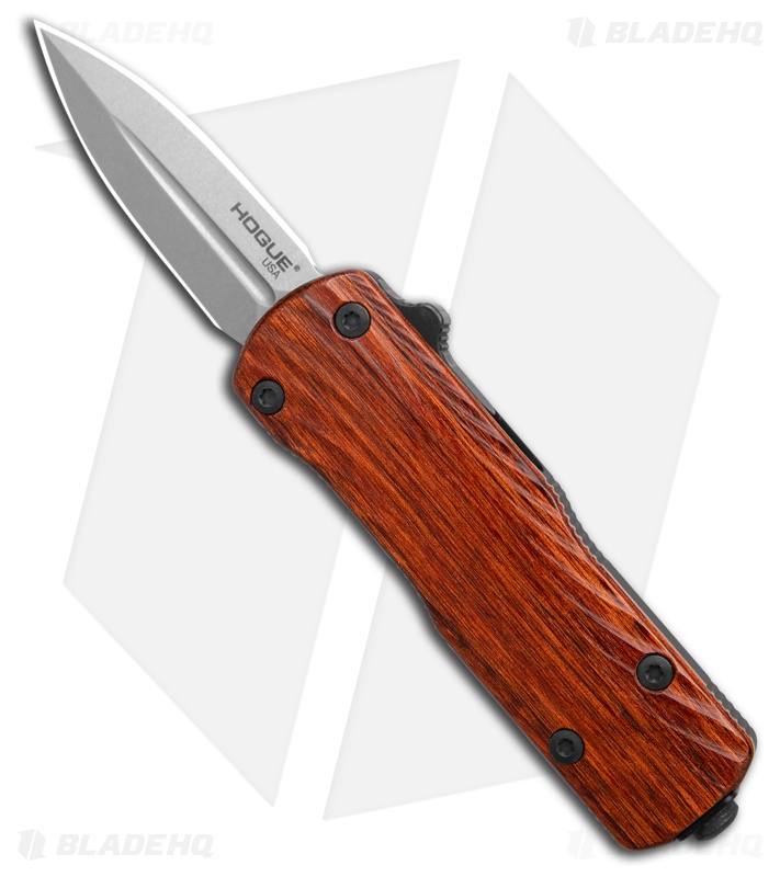 Hogue Knives Micro Counterstrike OTF Automatic Knife Cocobolo (1.95" Tumbled)