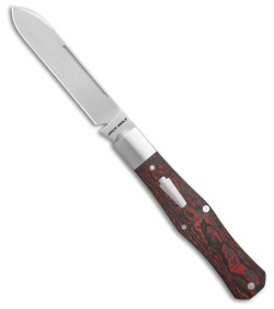 Jack Wolf Knives Coffin Slip Joint Knife Fatcarbon Lava Flow (2.85" Satin)