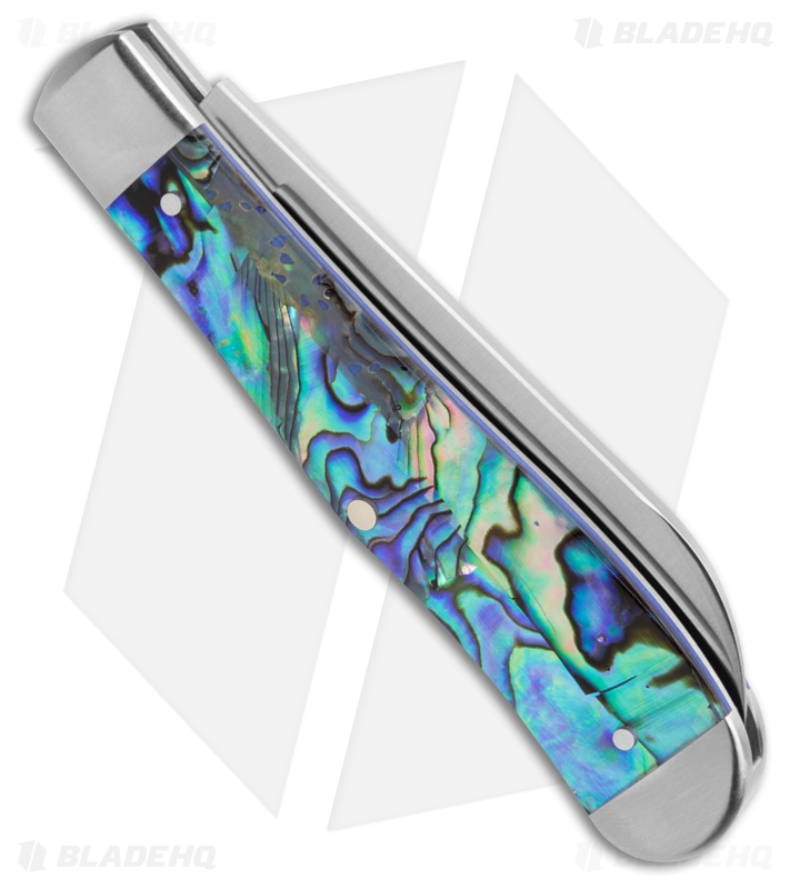 Jack Wolf Knives Eureka Slip Joint Knife Abalone (3" Satin)