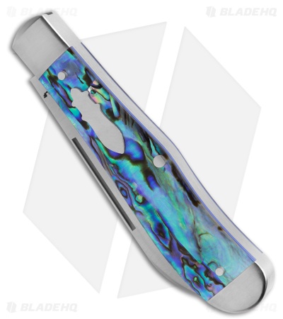 Jack Wolf Knives Eureka Slip Joint Knife Abalone (3" Satin)