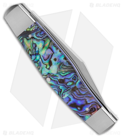 Jack Wolf Knives Stockman Slip Joint Knife Abalone (3.1" Satin)