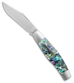 Jack Wolf Knives Stockman Slip Joint Knife Abalone (3.1" Satin)