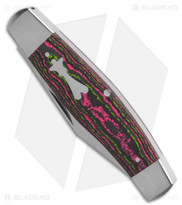 Jack Wolf Knives Stockman Slip Joint Knife CC Watermelon Sugar (3.1" Satin)