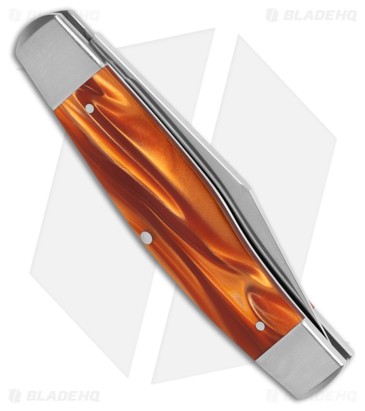 Jack Wolf Knives Stockman Slip Joint Knife Kirinite Root Beer (3.1" Satin)