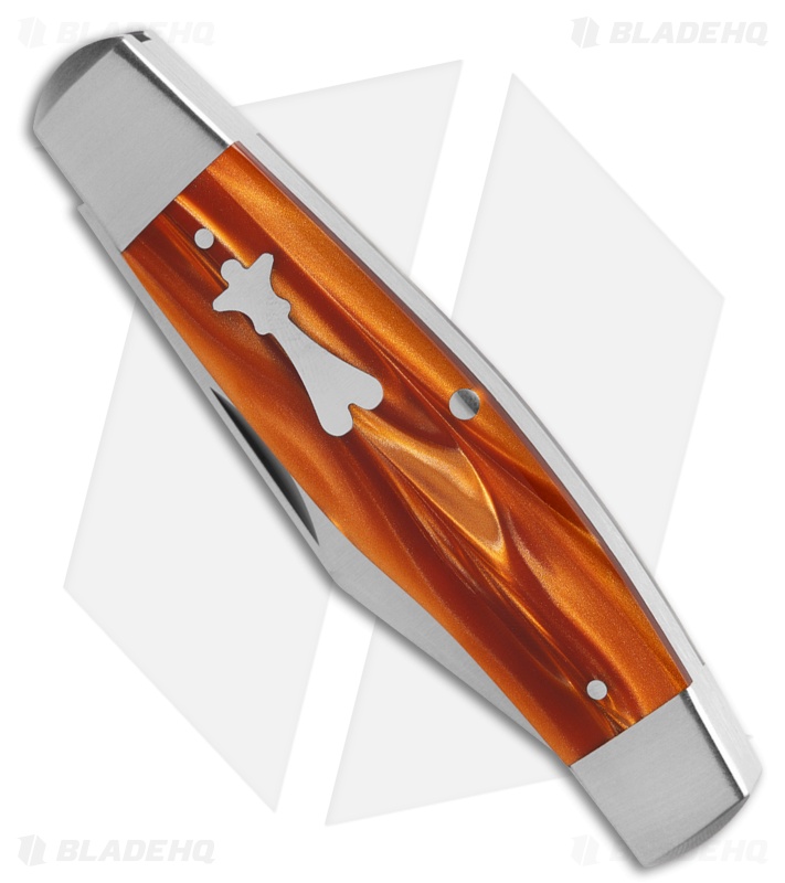 Jack Wolf Knives Stockman Slip Joint Knife Kirinite Root Beer (3.1" Satin)