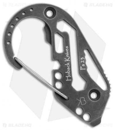 Jake Hoback Knives KeyBiner Black Fallout Titanium Key Organizer Pocket Tool