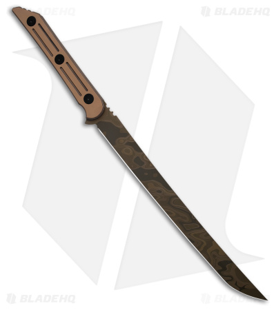 Jack Hoback Kwaichete Moab Camo Fixed Blade Knife Coyote SureTouch (12"Camo)