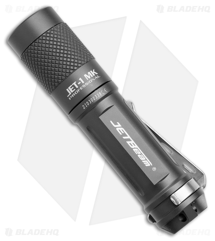 JETBeam JET-1MK Flashlight Gray Cree XP-G2 LED (480 Lumens) - Blade HQ