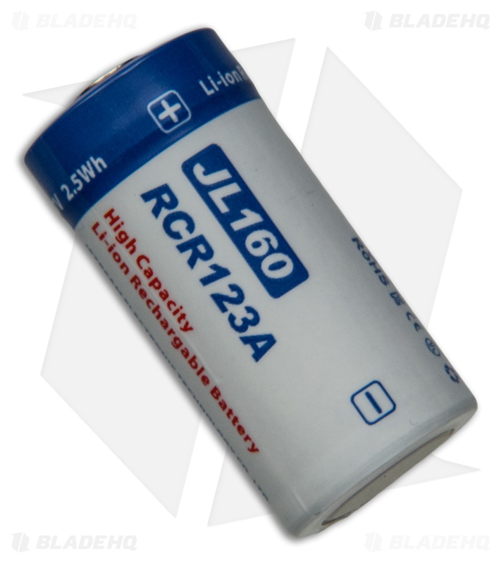JETBeam RCR123A High Capacity Li-ion 3.7V Rechargeable Battery JL160