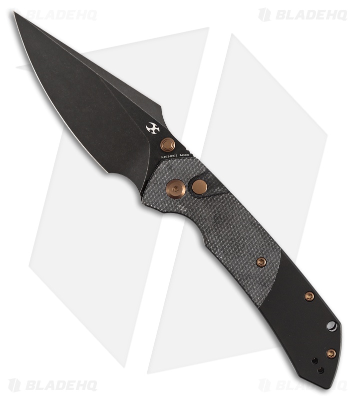 Kansept Knives Fenrir | Black SW Aluminum Black Micarta