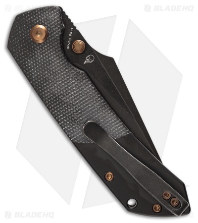 Kansept Knives Fenrir | Black SW Aluminum Black Micarta