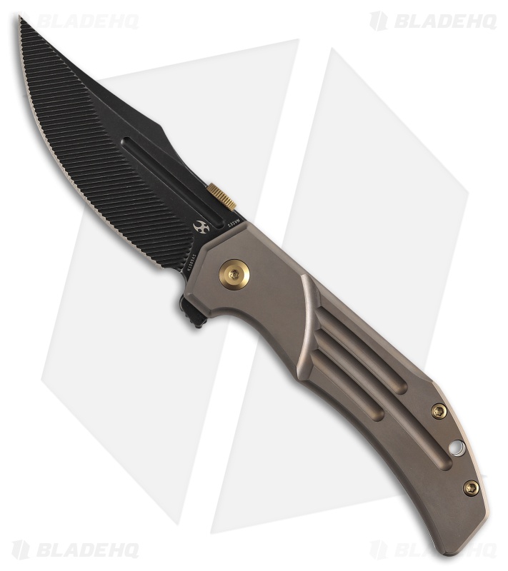 KAN Kansept Knives Orion | Bronze Ti Blackwash CNC Milled