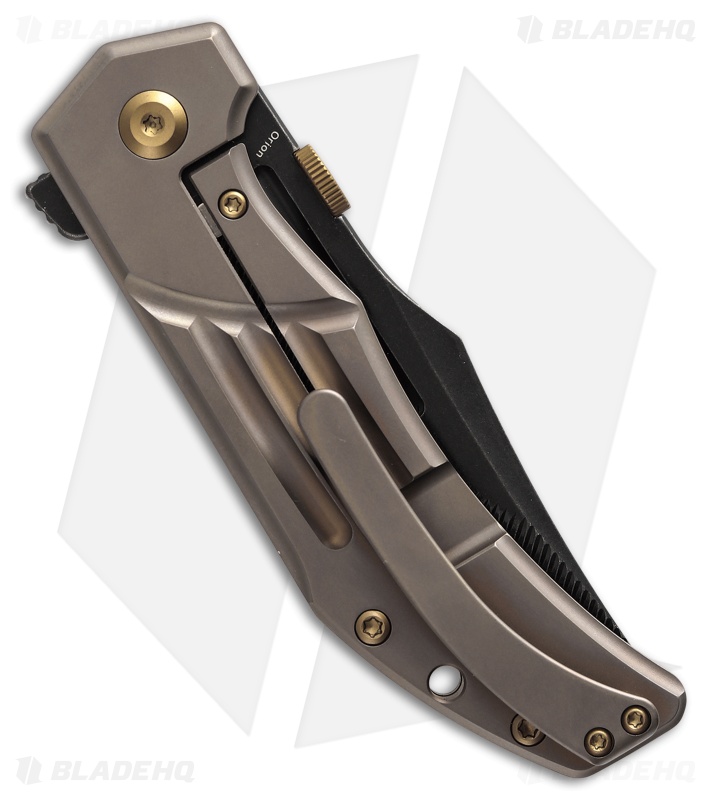 Kansept Knives Orion | Bronze Ti Blackwash CNC Milled