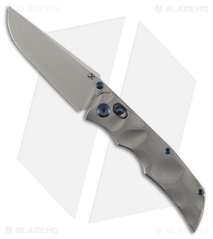 Kansept Knives SIF Knife Orange Peel Titanium Satin
