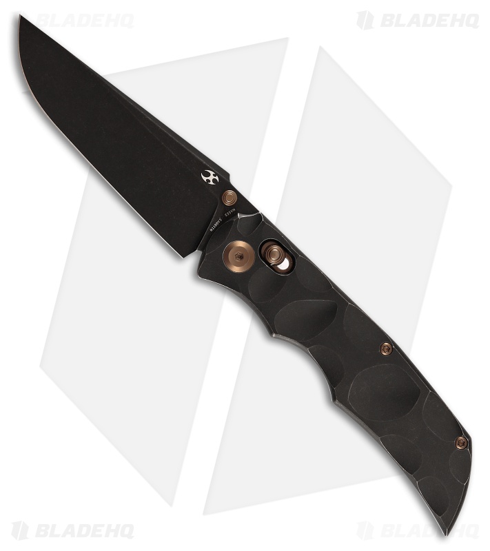 Kansept Knives SIF Crossbar Lock Knife Black SW Titanium (3.8" Black SW)