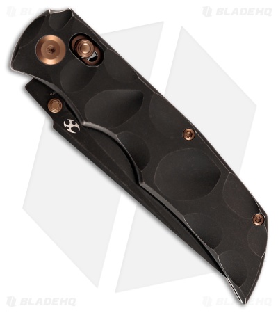 Kansept Knives SIF Crossbar Lock Knife Black SW Titanium (3.8" Black SW)