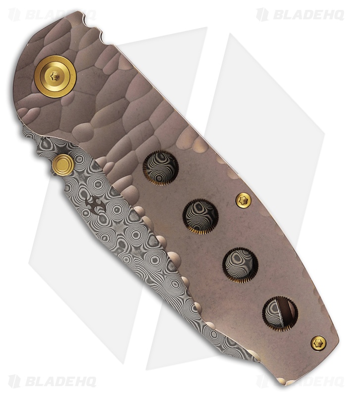 Kansept Knives Caveman | Rose Gold Machined Rock Ti
