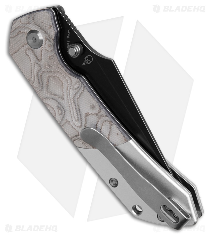 Kansept Fenrir Button Lock Knife G-10 with Aluminum Foil