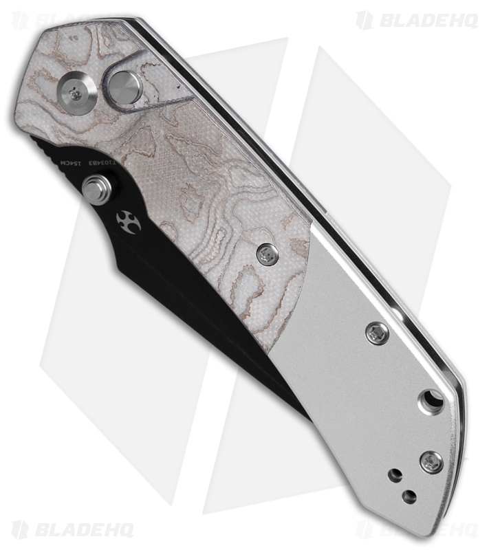 Kansept Fenrir Button Lock Knife G-10 with Aluminum Foil