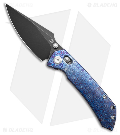 Kansept Fenrir Crossbar Lock Knife | Timascus