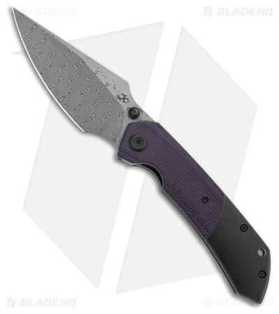のんき大将('49メキシコ) Kansept Fenrir Knife Purple Mic + BW Titanium Damascus
