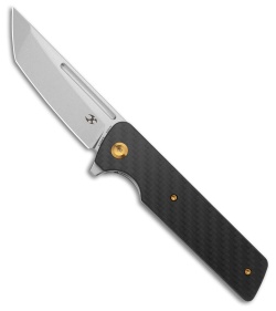 Kansept Knives Anomaly Frame Lock Knife Black Carbon F + G-10 (3.1" SW) K2038T6
