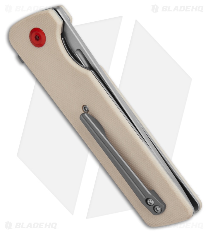 Kansept Knives Anomaly Frame Lock Knife Ivory G-10
