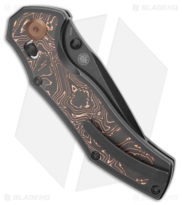 3Mi－Ki　0107 ♡ Kansept Knives Apollo Knife Black SW Ti/Copper CF Black SW