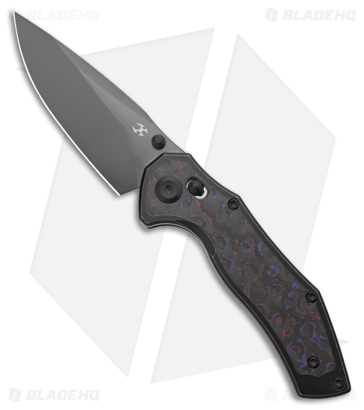 Kansept Knives Apollo Knife Black Ti/Purple Haze Mirror DLC
