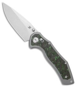 Kansept Knives Apollo Crossbar Lock Knife SW Ti/Jungle Wear CF (3.1" SW)