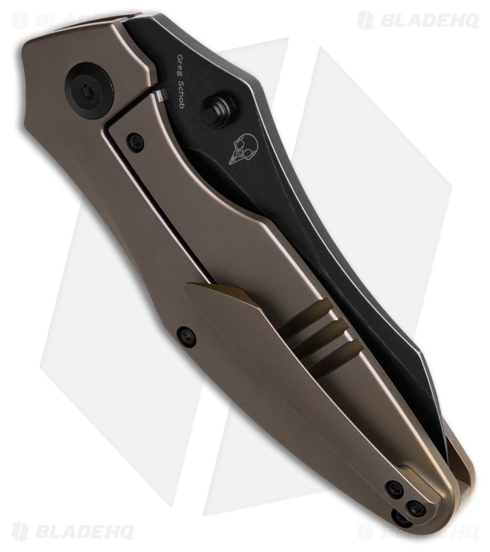 Kansept Knives Baba Yaga Bronze Anodized Pocket Knife