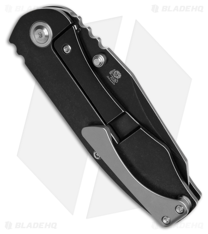 Kansept Knives Caveman Frame Lock Knife Blackwash Ti