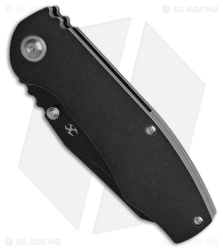 Kansept Knives Caveman Frame Lock Knife Blackwash Ti